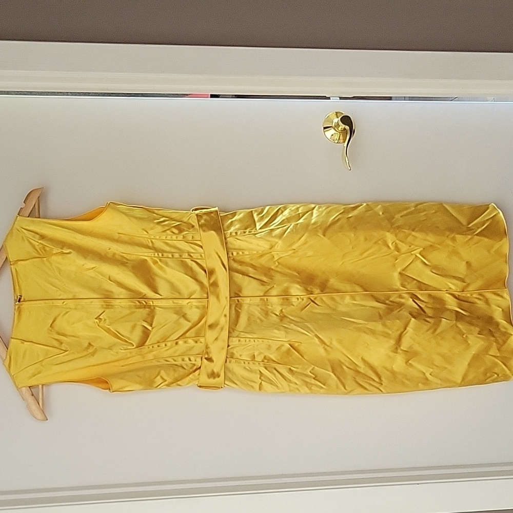 Dolce & Gabbana Gold Midi Dress - Picture 10 of 14